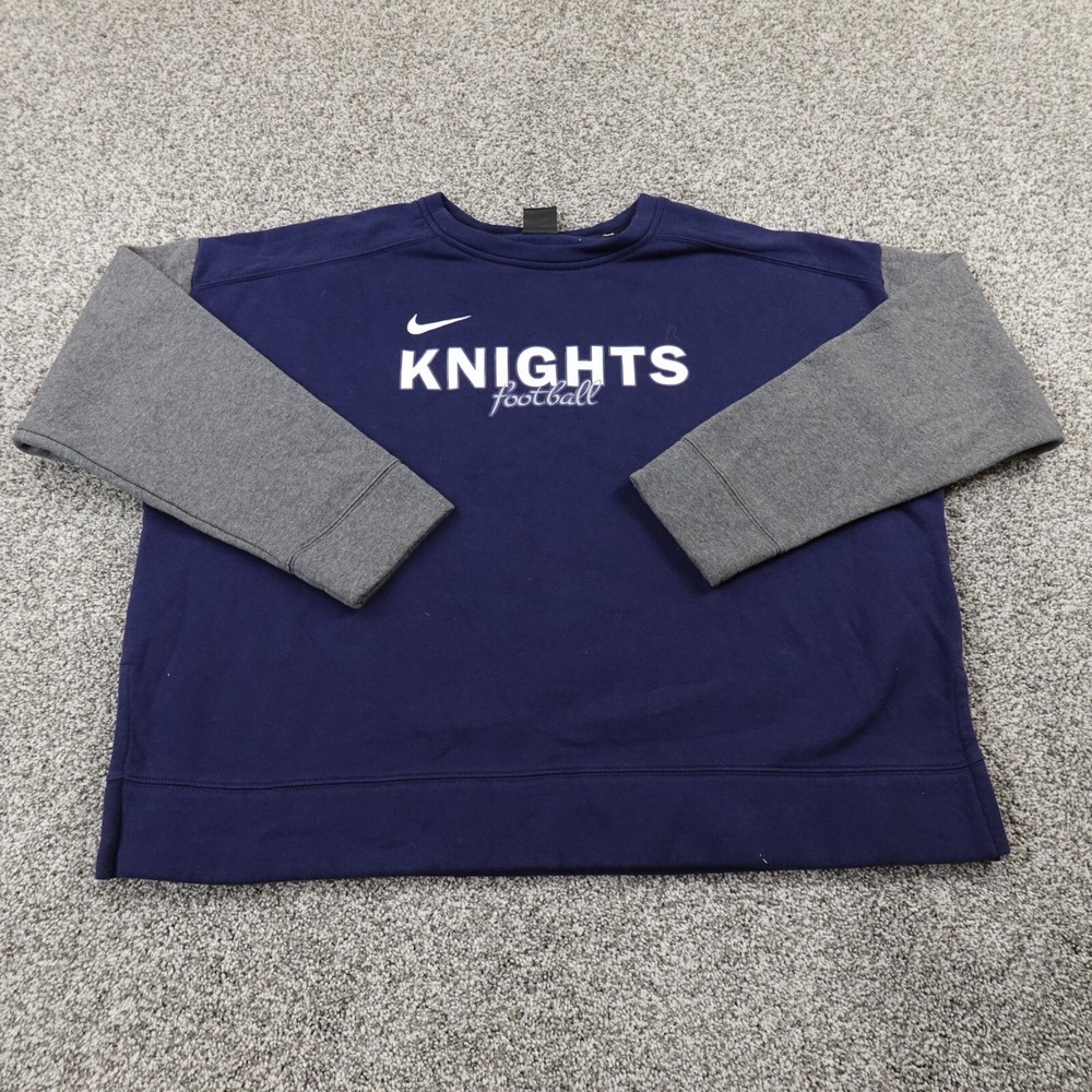 UCF Knights Sweater Womens 2XL Blue Nike Pullover‎ Sweatshirt College Football